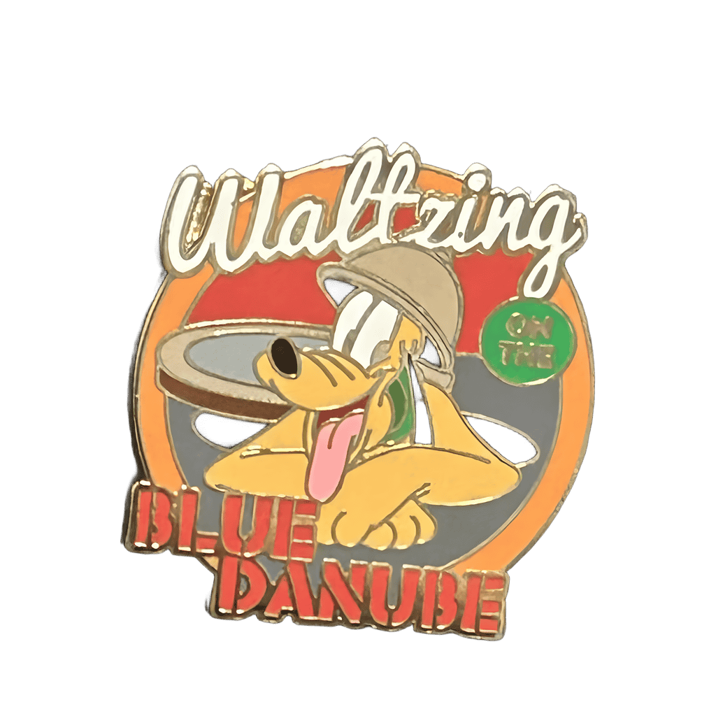 Pluto - Waltzing Blue Danube Disney pin