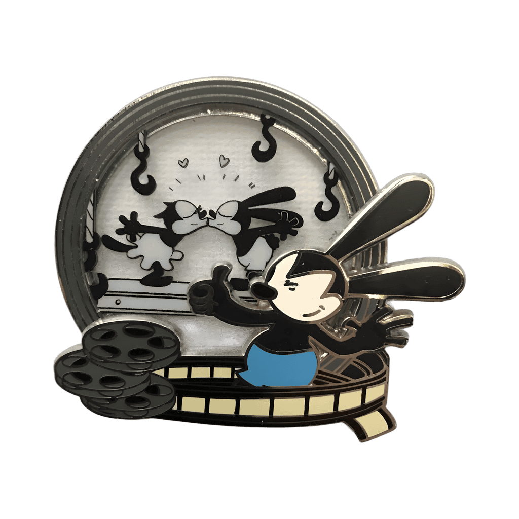 Oswald and Ortensia Kiss Disney pin