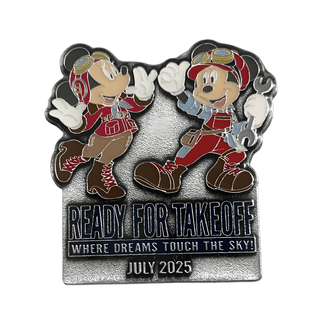 Ready For Takeoff - Where Dreams Touch The Sky! with Mickey & Minnie Disney pin