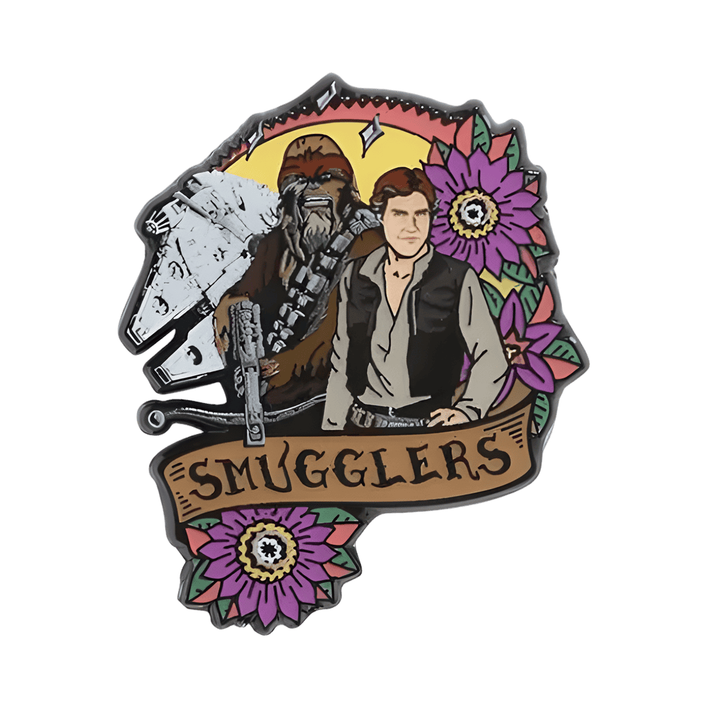 Chewbacca and Han Solo - Smugglers Disney pin