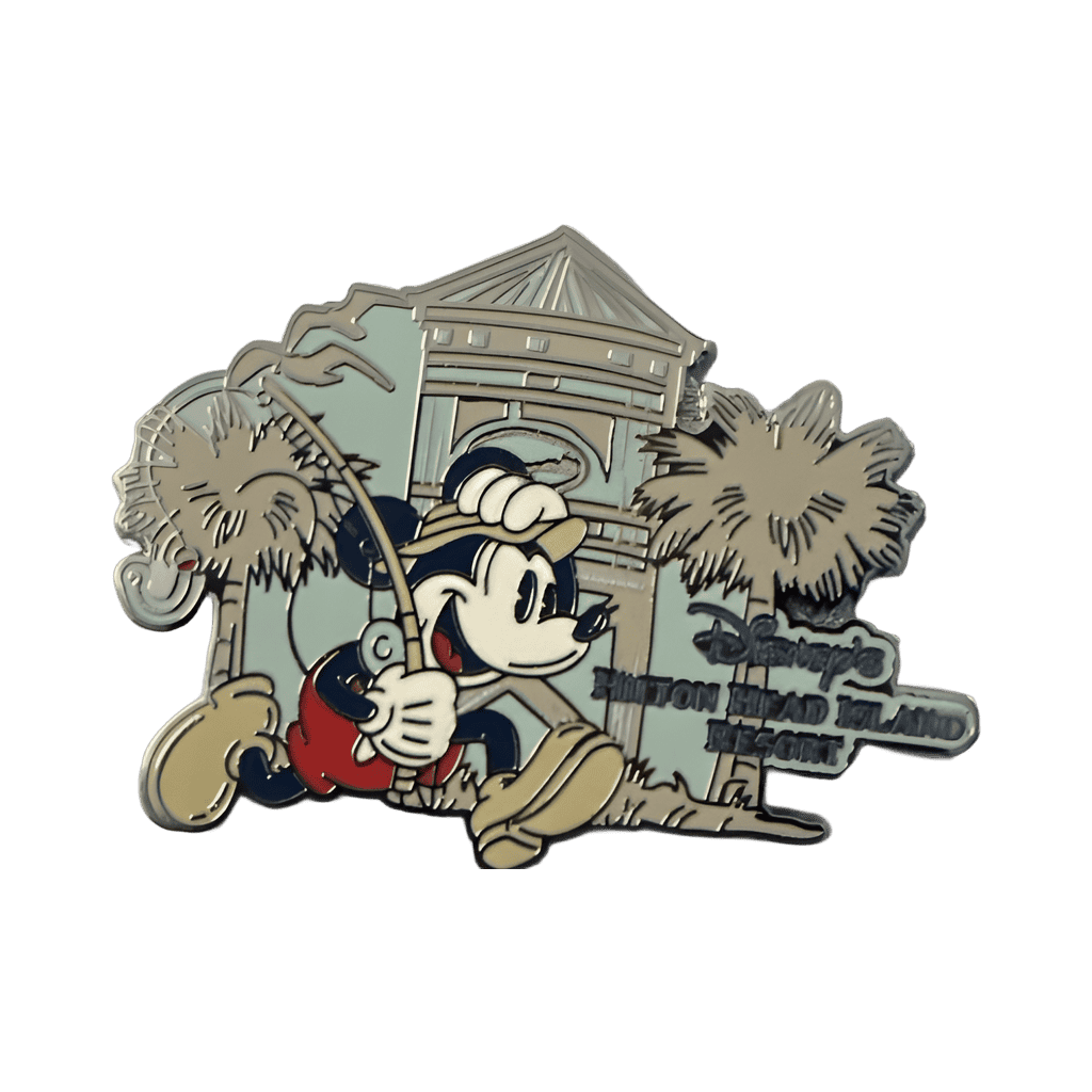 Mickey with Fishing Pole Disney pin