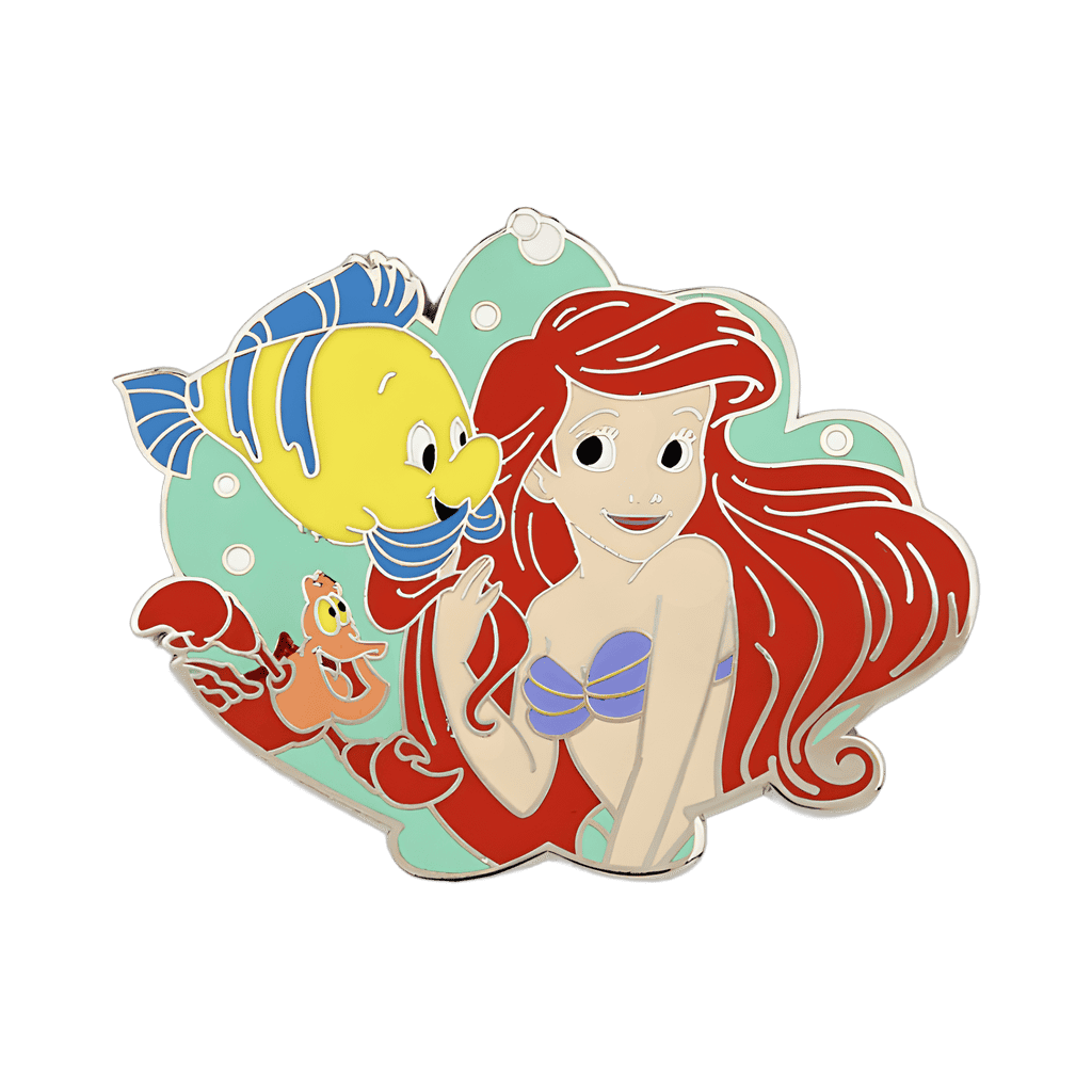 Ariel, Flounder, & Sebastian Disney pin