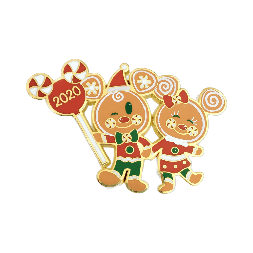 Holiday Cheer Collection - Gingerbread Mickey & Minnie Disney pin