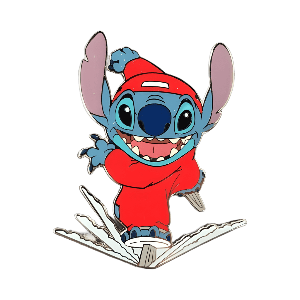 Speed Skating Stitch Disney pin
