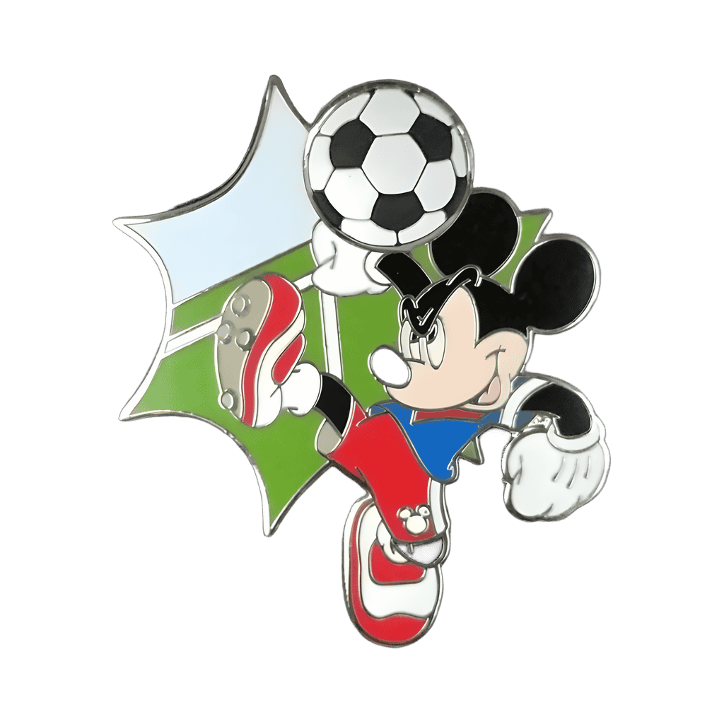 Mickey Kicking a Soccer Ball Disney pin