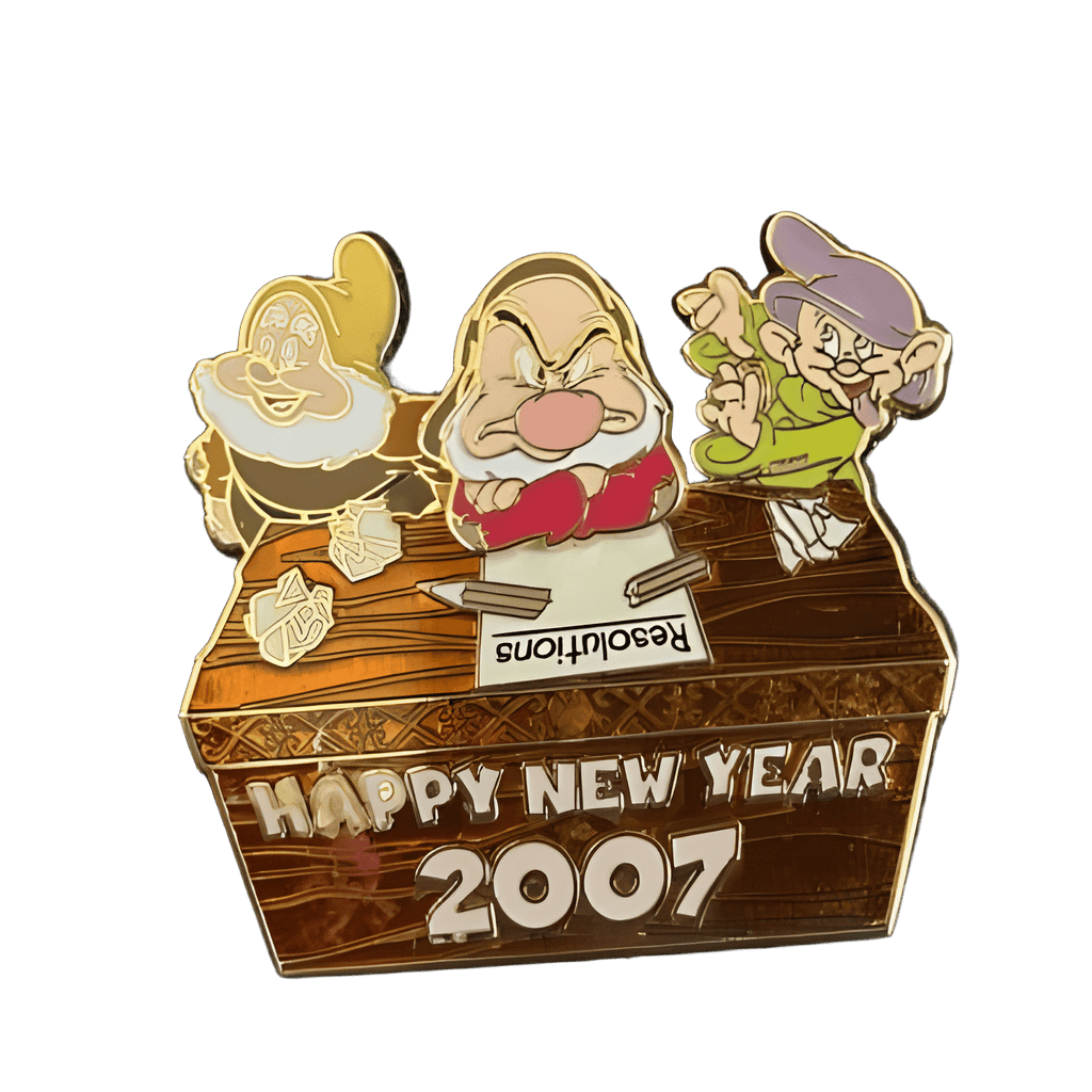 Happy New Year 2007 Disney pin