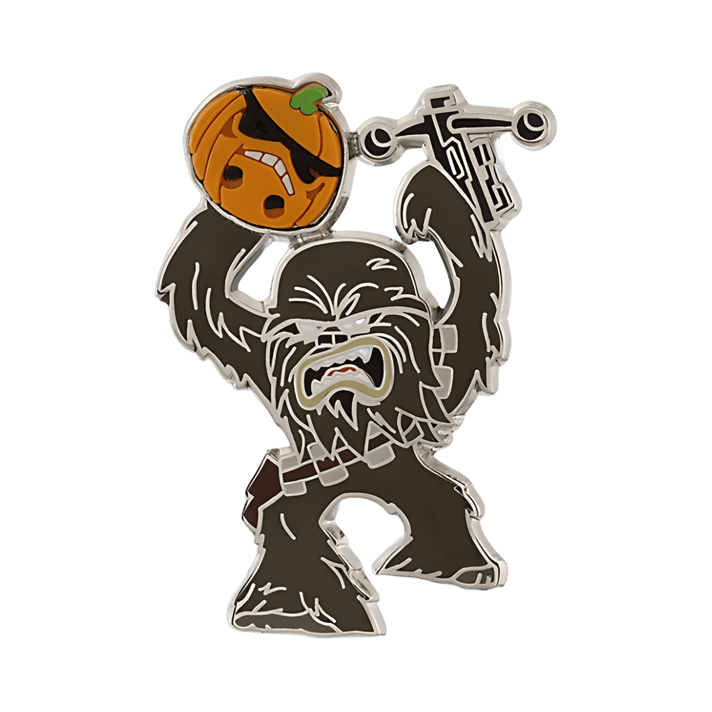 Chewbacca holding Pumpkin, Halloween Disney pin