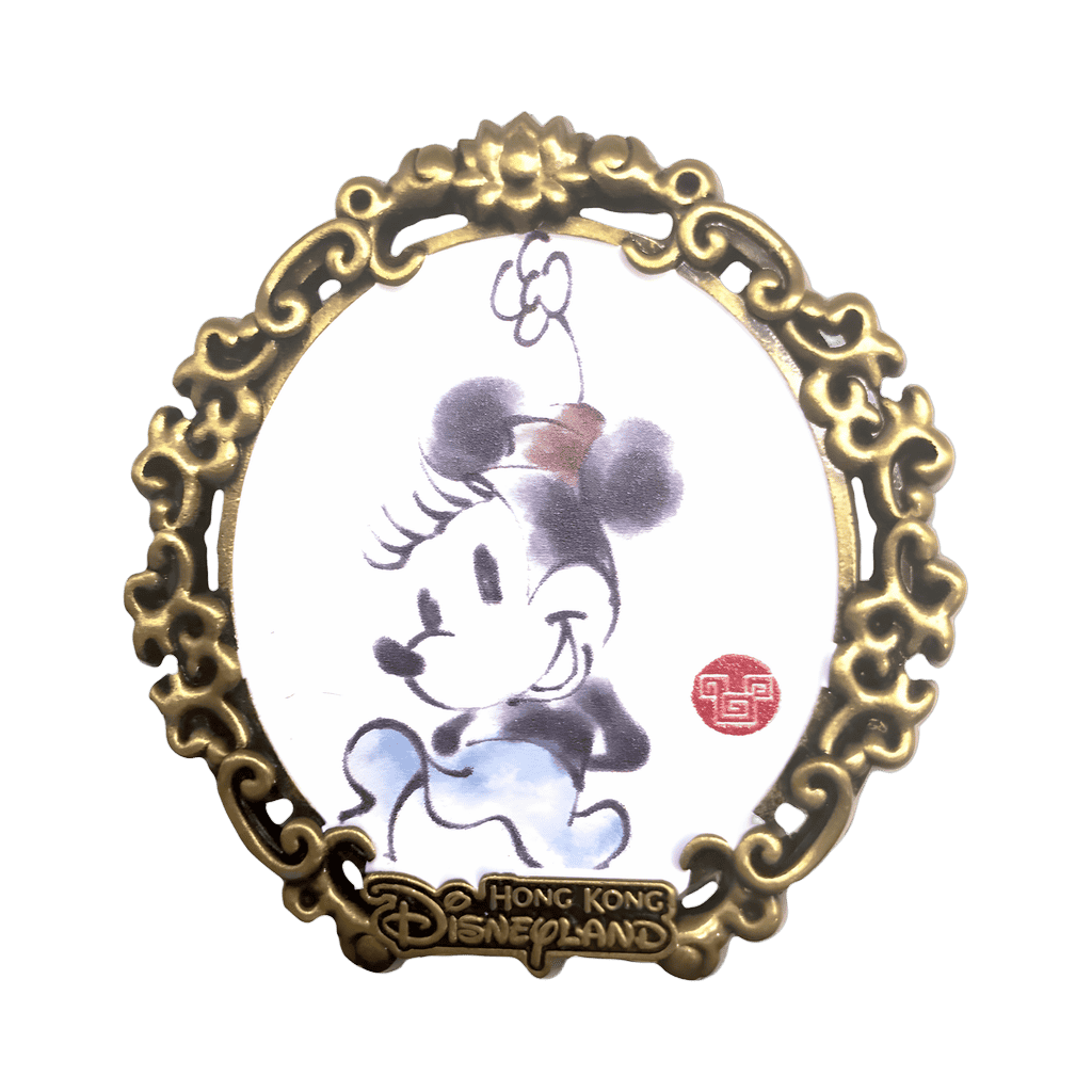 Circle Minnie Disney pin