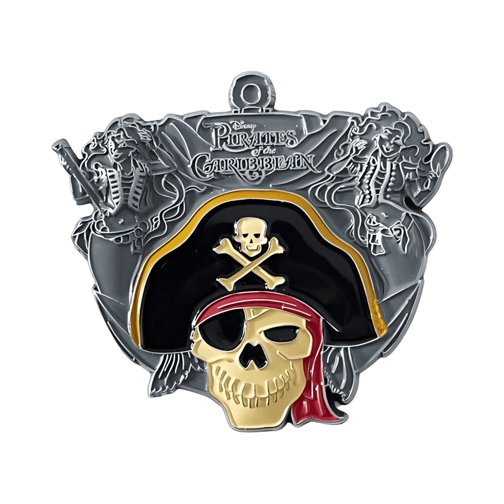 Skulls Logo Disney pin