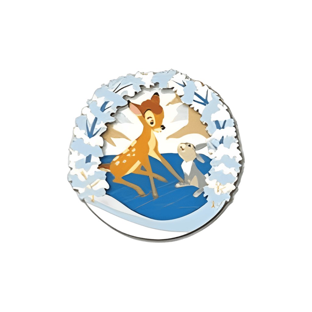 Winter - Bambi and Thumper Disney pin