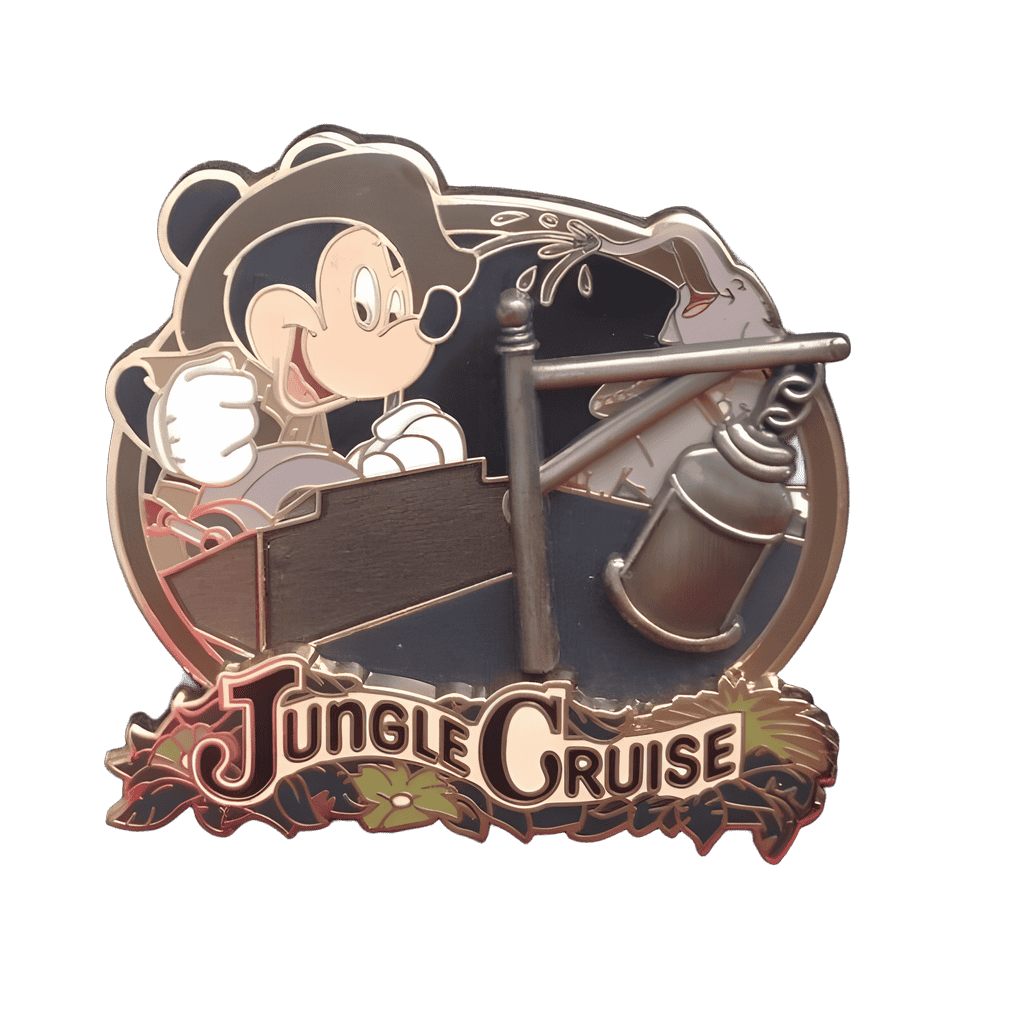 Skipper Mickey Steering Boat (Sculpted Lantern) Disney pin