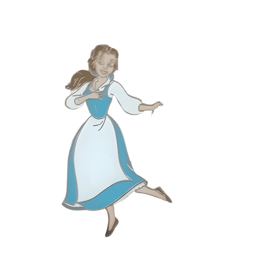 Belle in the Library Disney pin