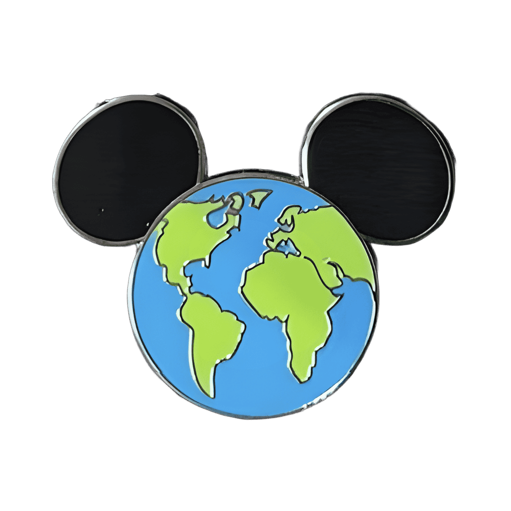 Earth Mickey Ears Disney pin