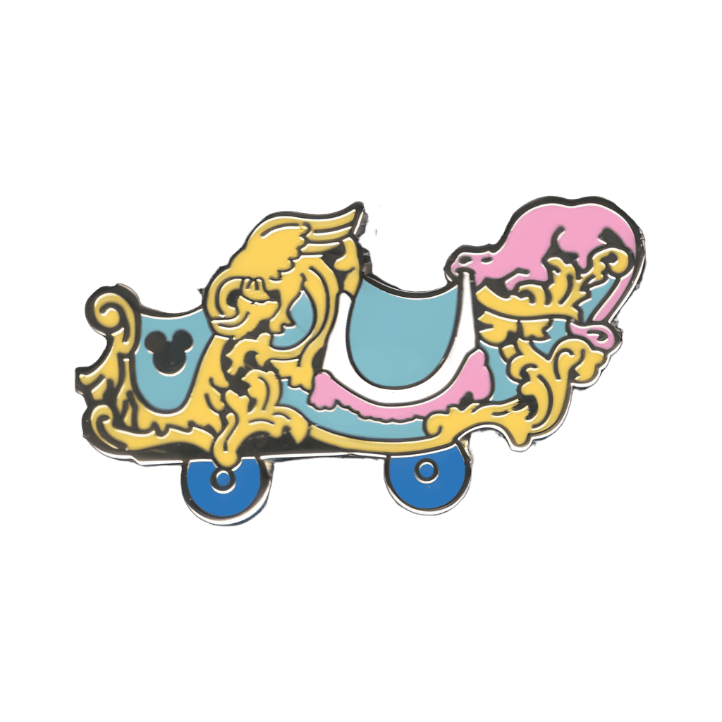 Light Blue and Pink Car Disney pin
