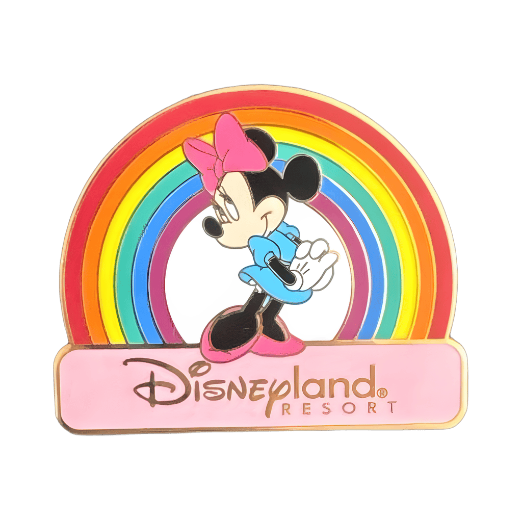 DLR Minnie Rainbow Disney pin