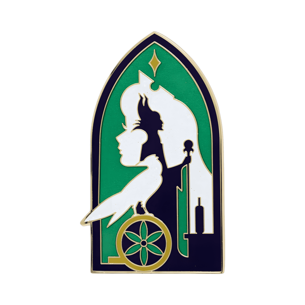 Aurora and Maleficent Disney pin