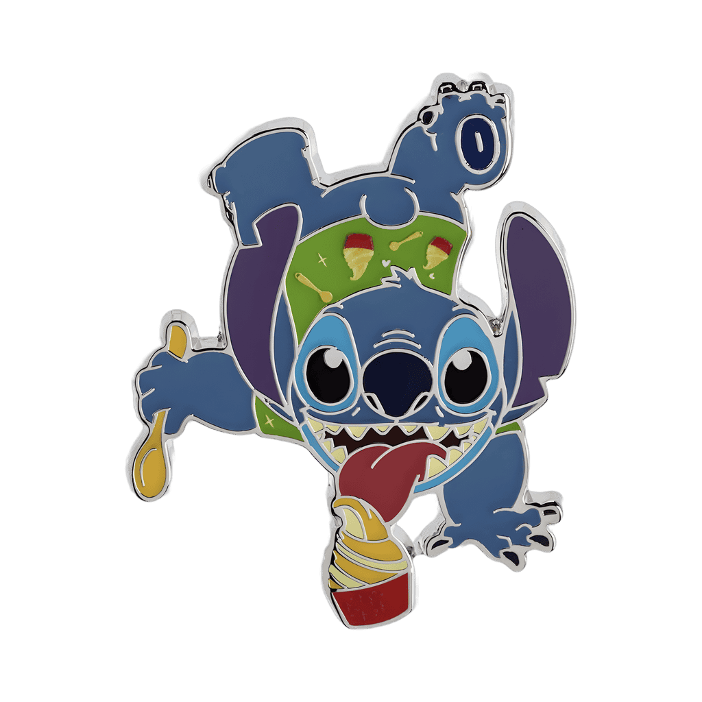 Stitch with Dole Whip Disney pin