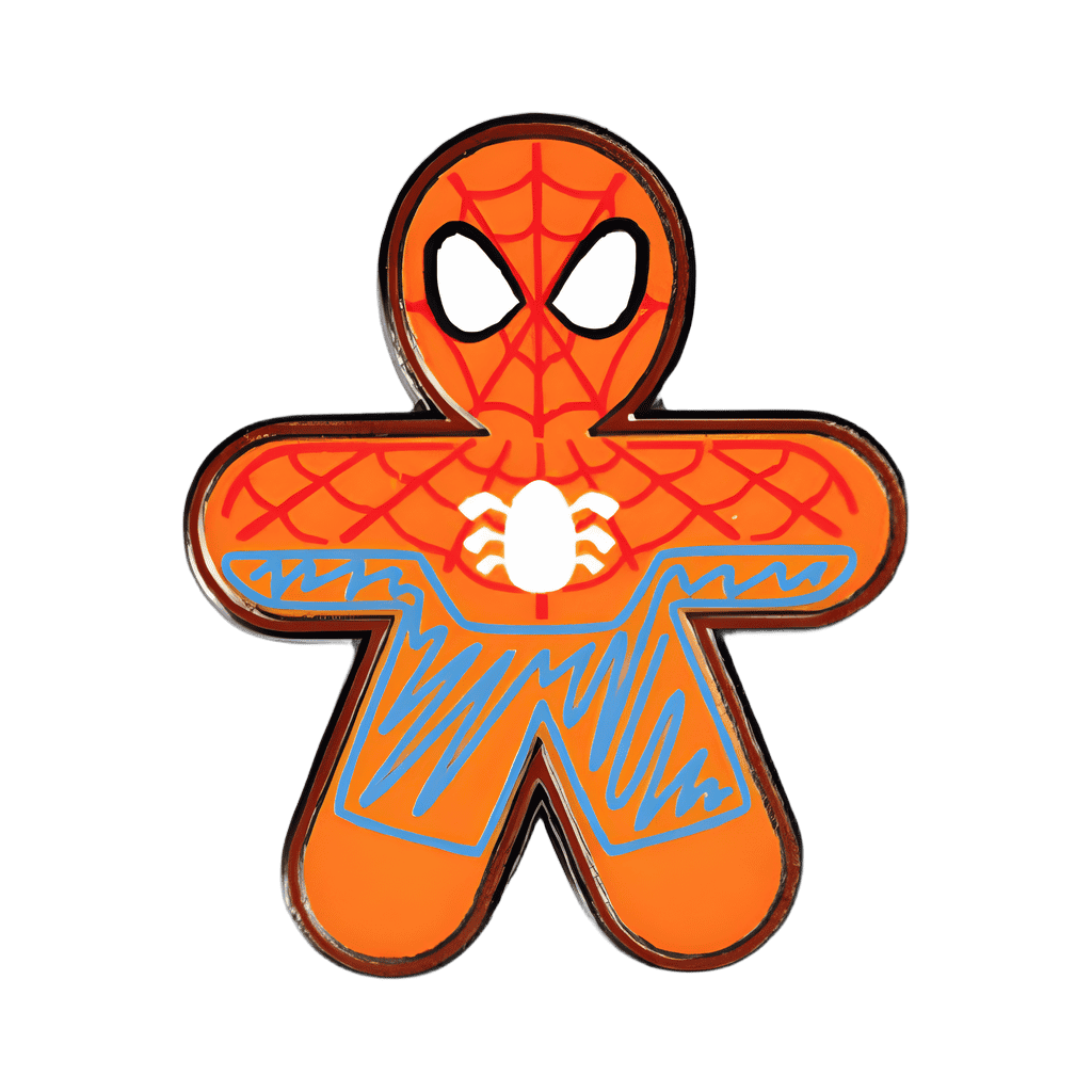 Gingerbread Spider-Man Disney pin