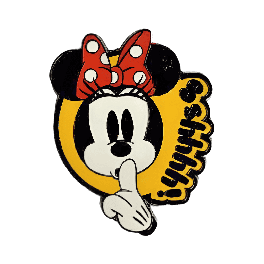Minnie Shhhh Disney pin