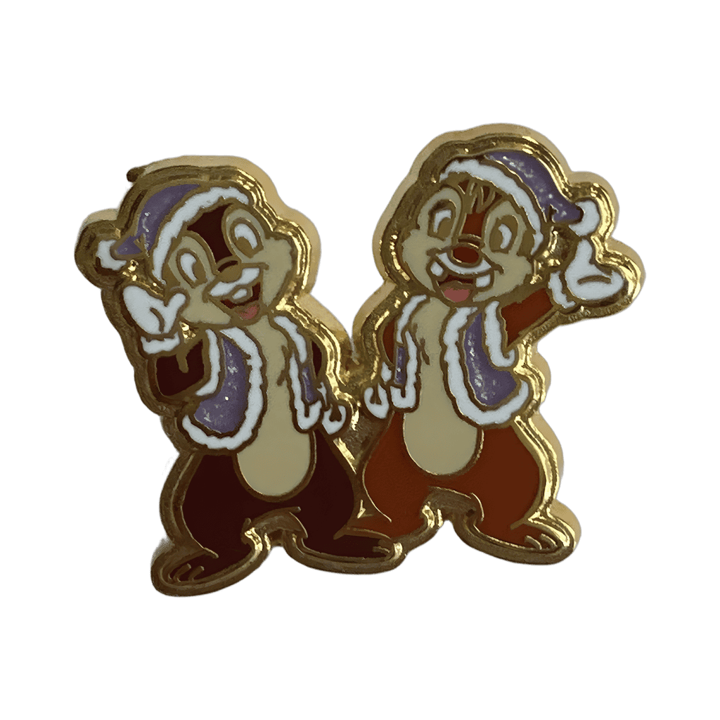 Harborside Christmas 2004 framed set - Chip dale Disney pin