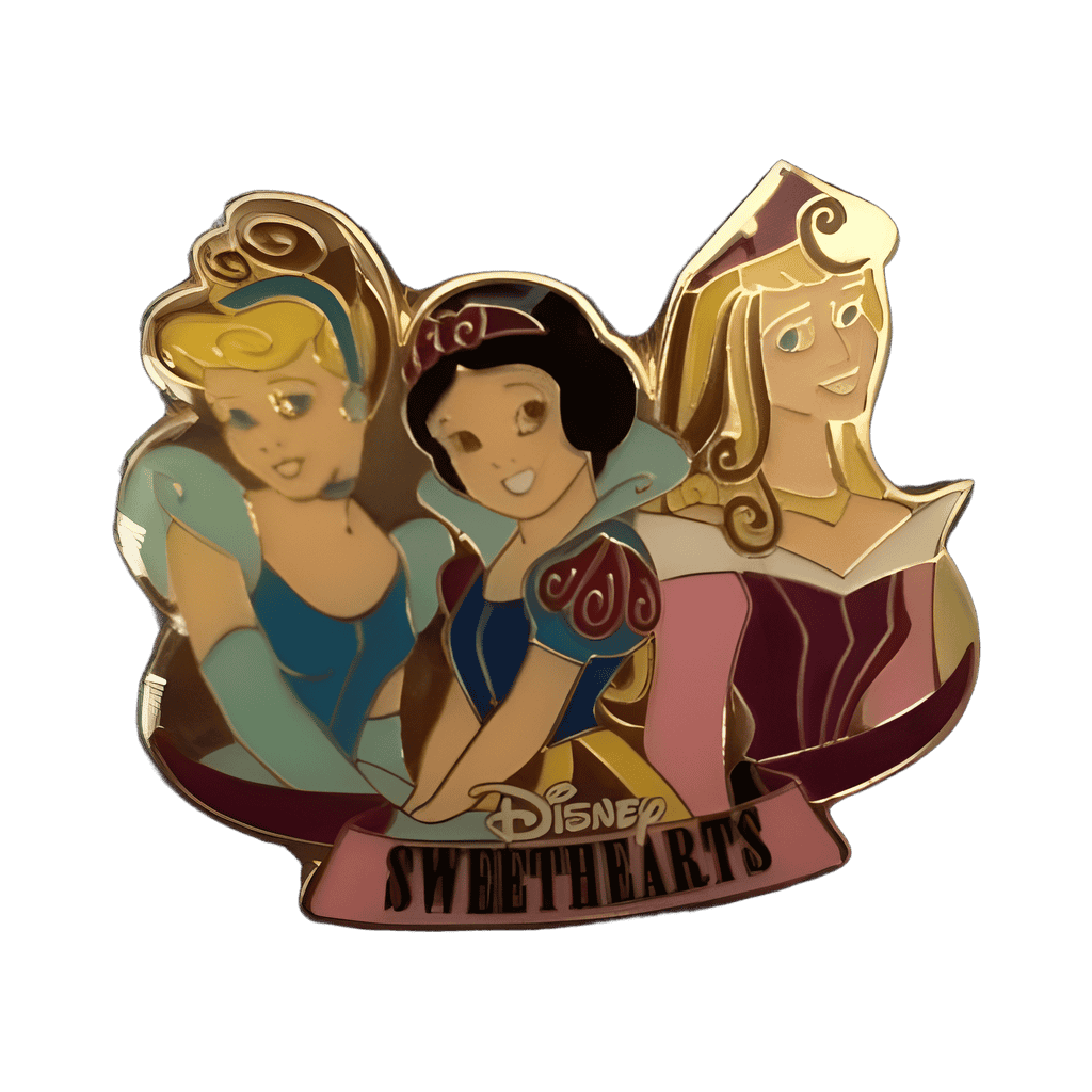 Cinderella, Snow White and Aurora Disney pin