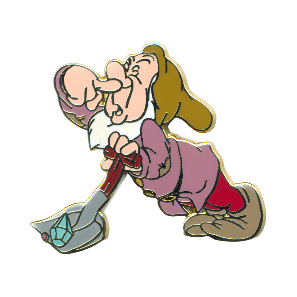 Sneezy Leaning on a Shovel Disney pin