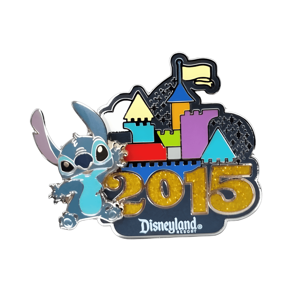 2015 Dated Logo with Stitch Disney pin