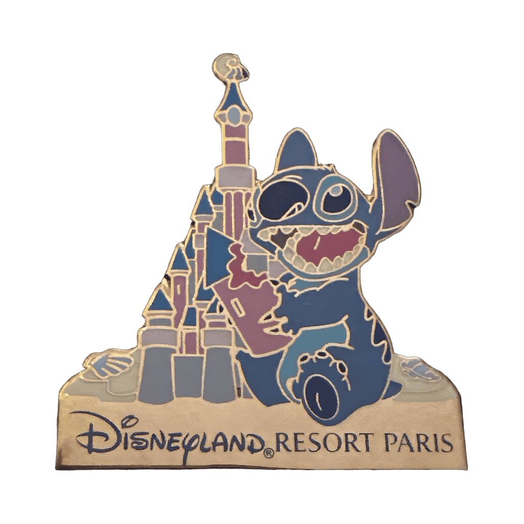 Stitch Eating Disneyland Paris Castle Disney pin