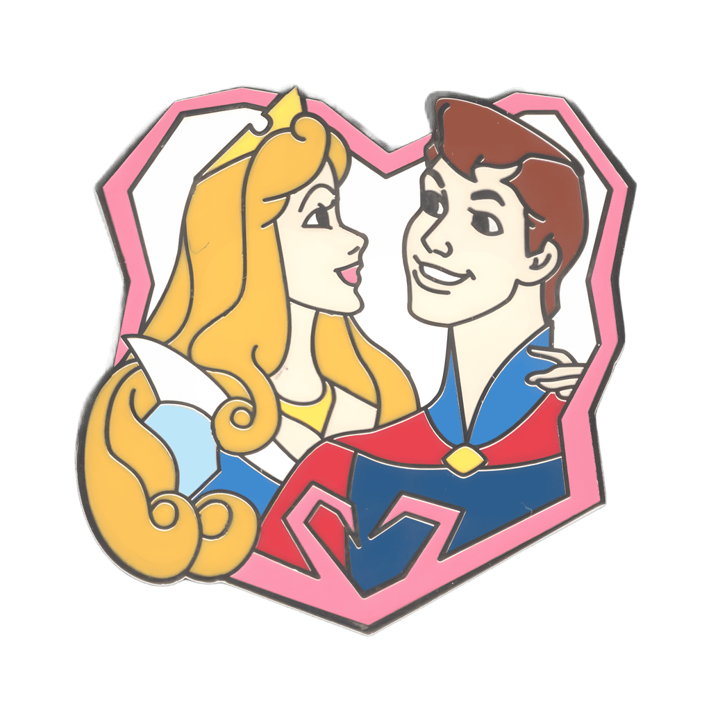 Prince Phillip and Aurora Disney pin