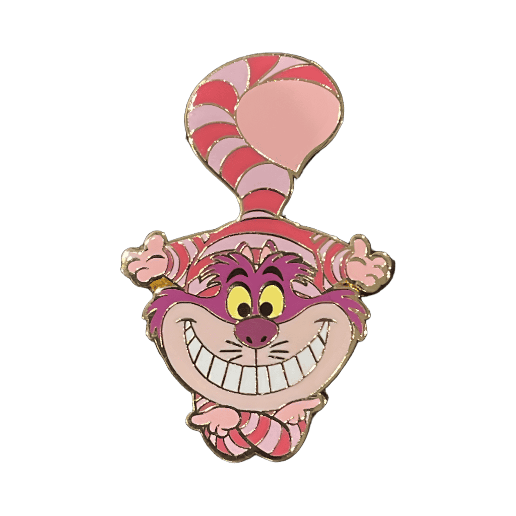 Cheshire Cat Hanging by Tail Disney pin