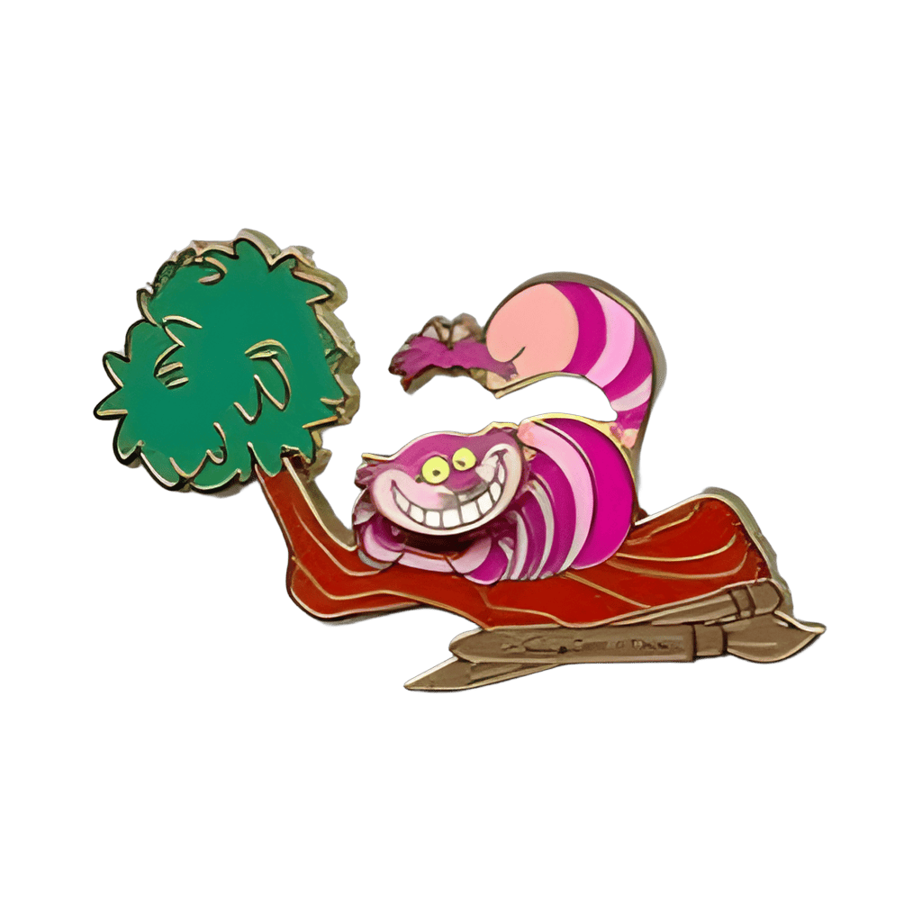 Clever Cheshire - Moving Head and Tail Disney pin