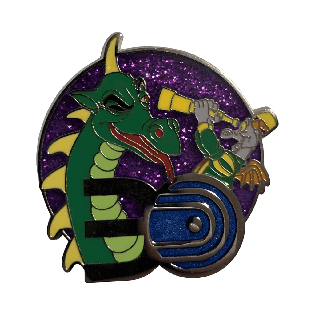 Figment and Sea Serpent World of Motion Disney pin