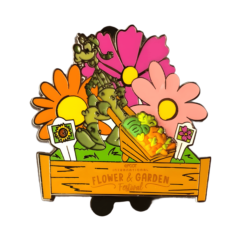 Goofy Topiary with Wheelbarrow Disney pin