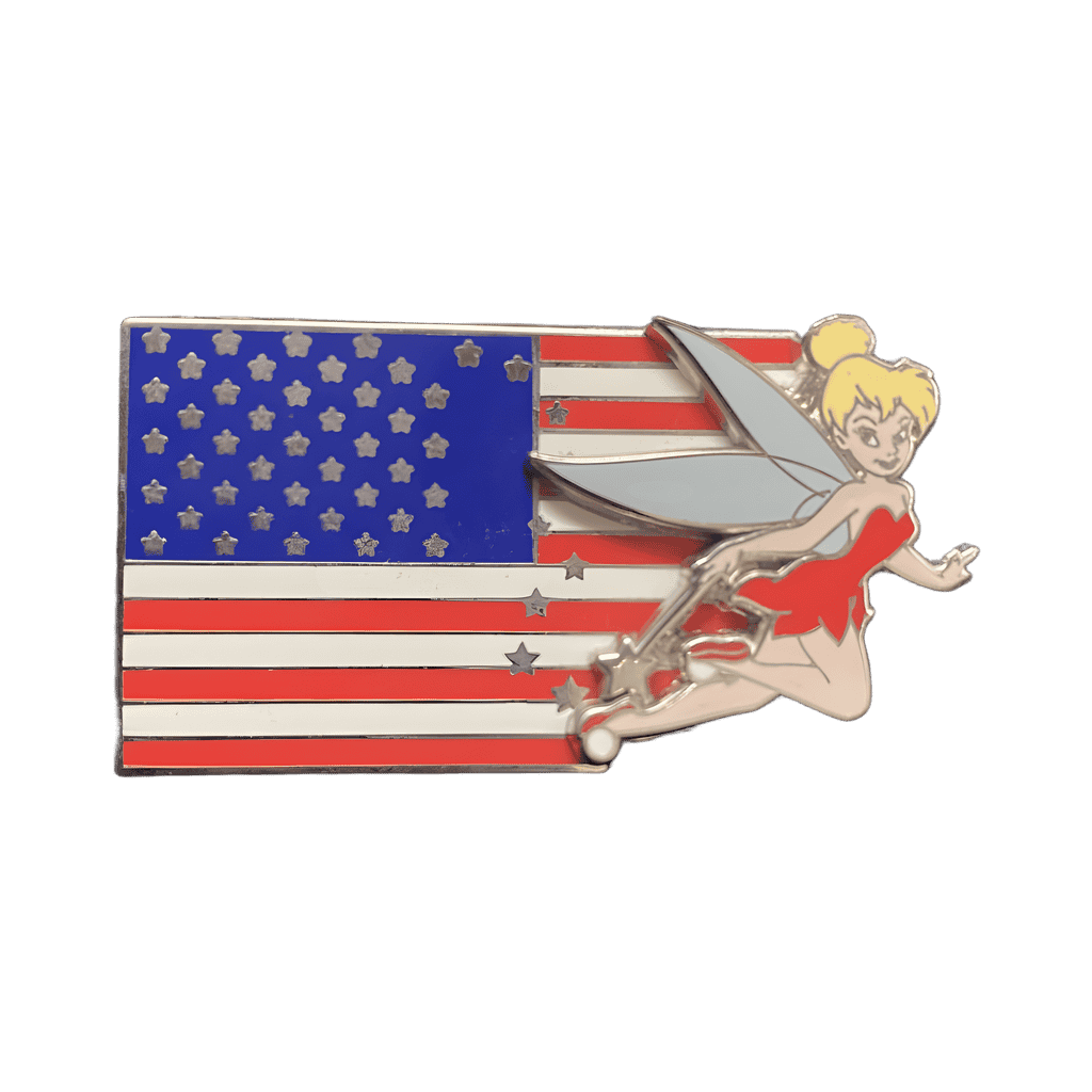 Tinker Bell - American Flag Disney pin