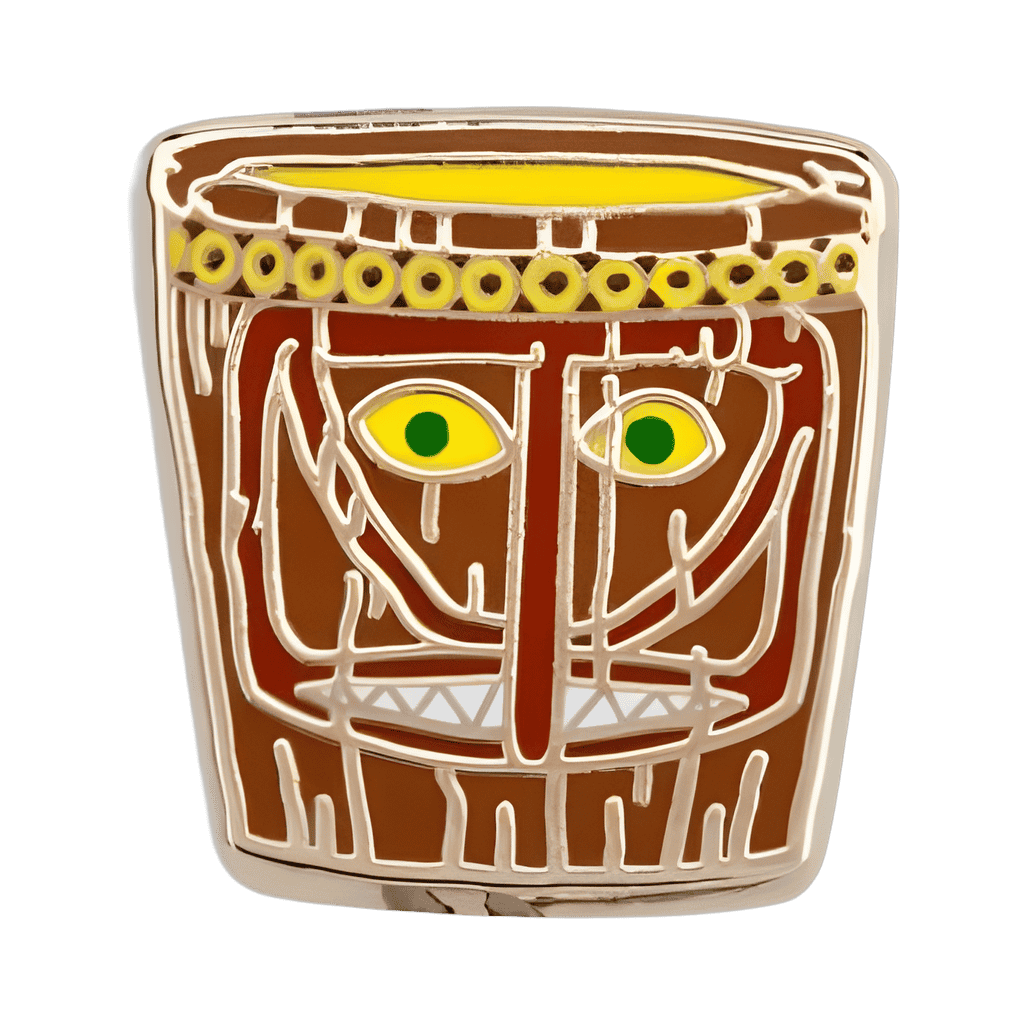 Tiki Room Drum Disney pin