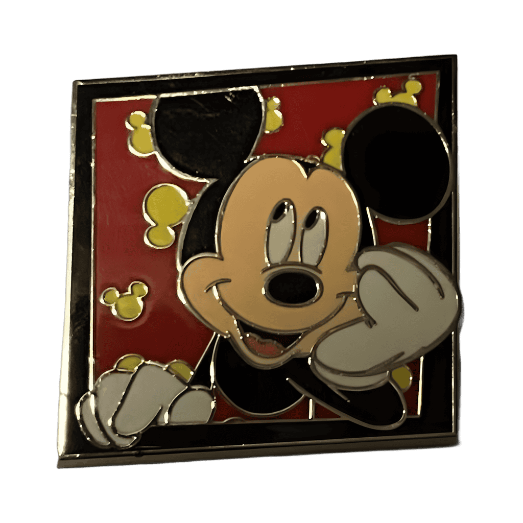 Mickey Mouse Portrait Booster thinking Square Puzzle Disney pin CCC Disney pin