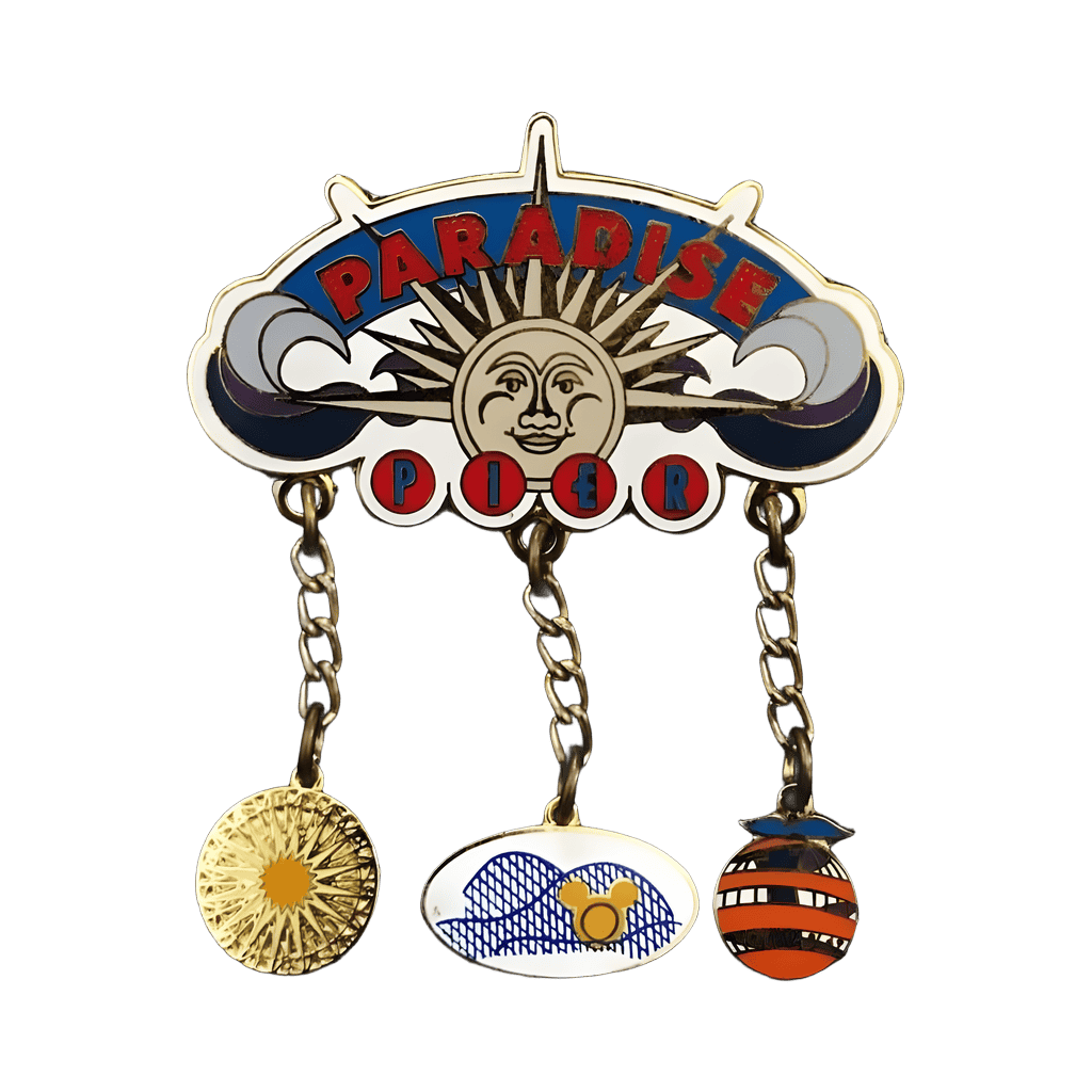 Paradise Pier Triple Dangler Pin Disney pin