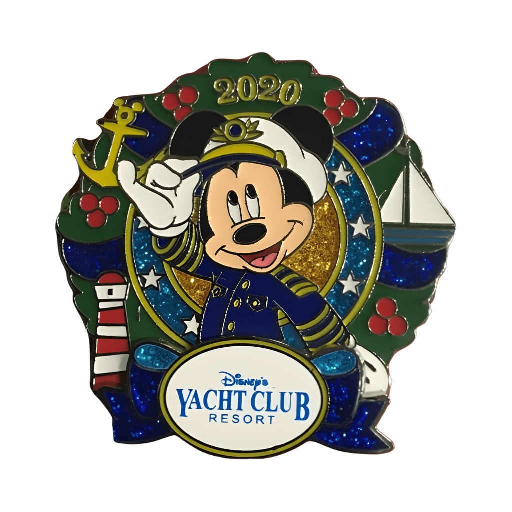 Yacht Club Resort - Captain Mickey Wreath Disney pin