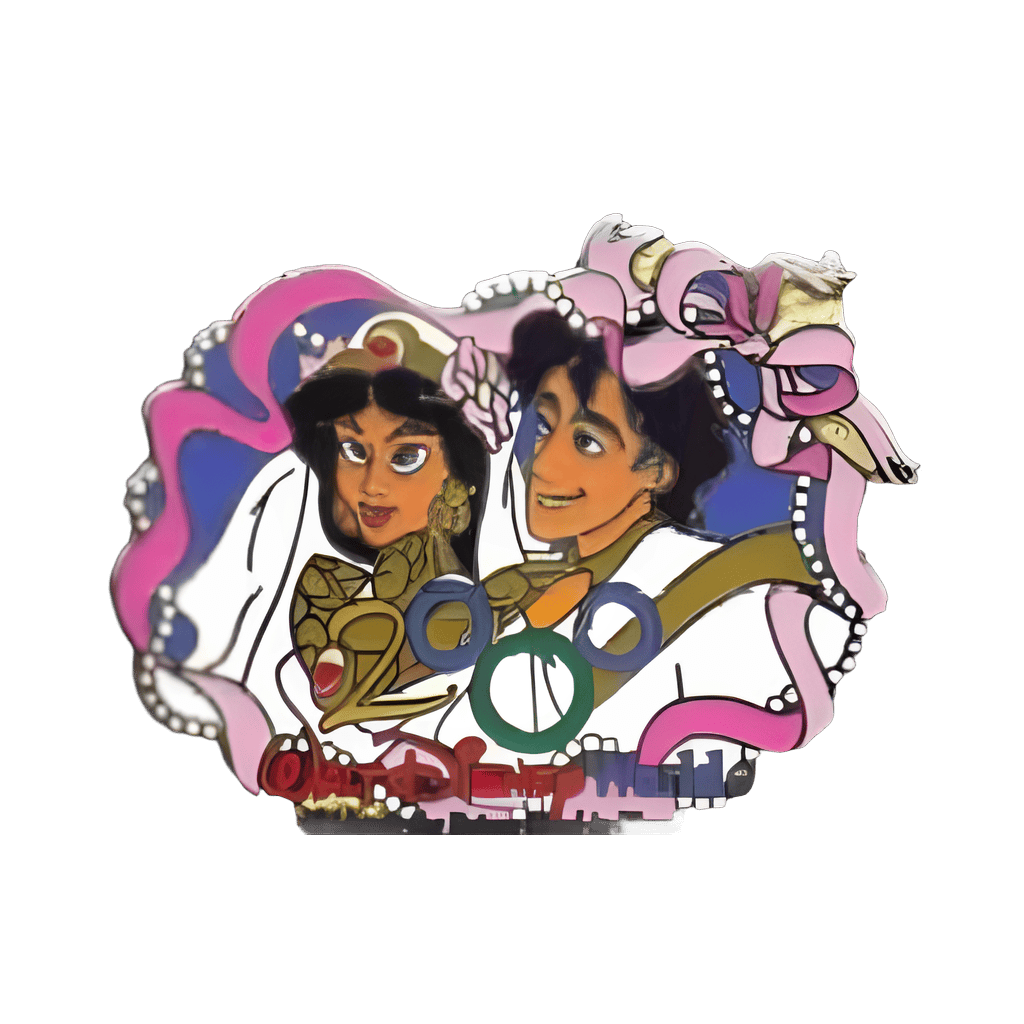 Jasmine and Aladdin Disney pin