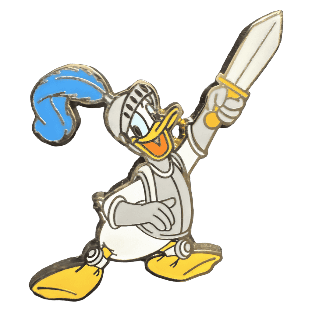 Medieval Magic Knight Donald Disney pin