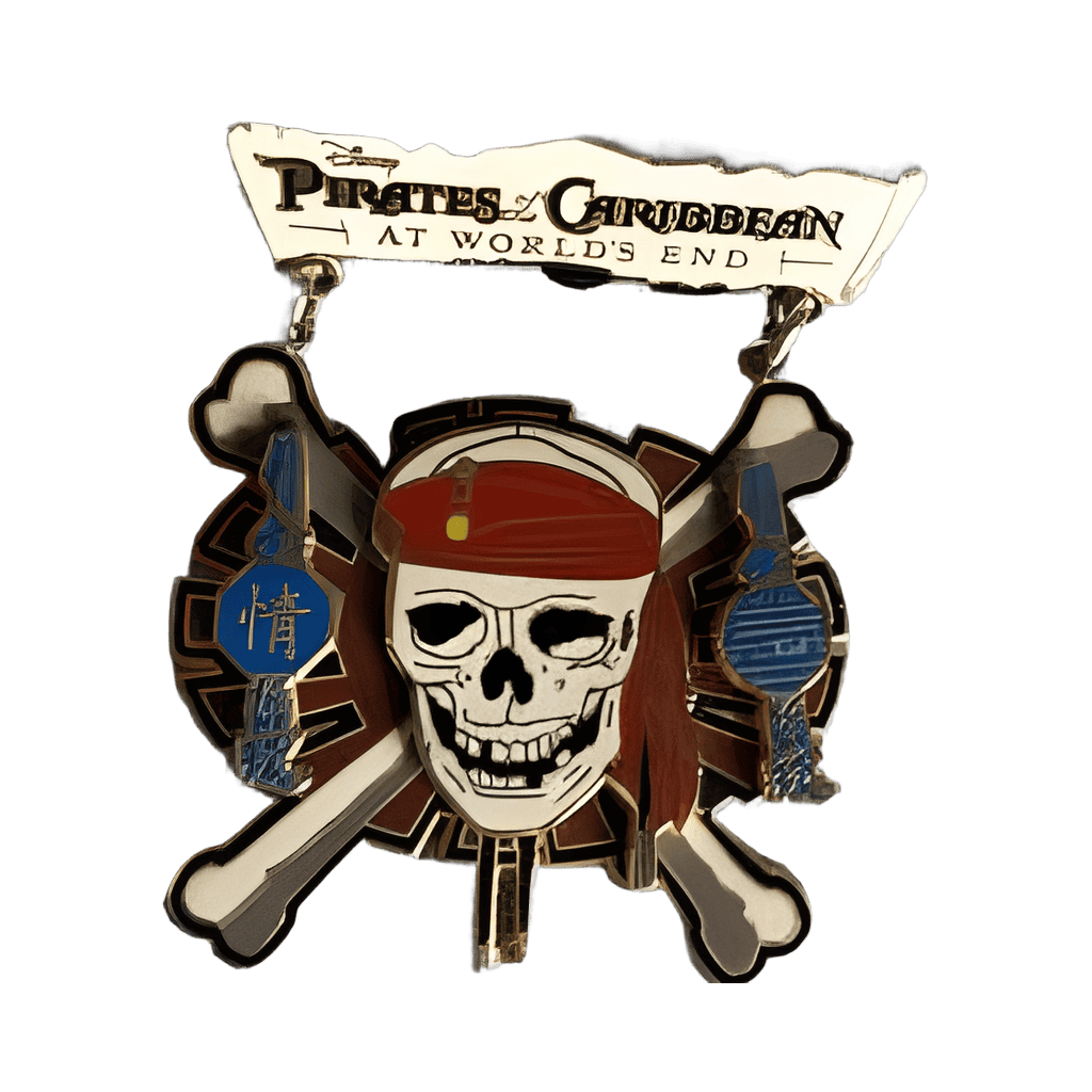 Pirates of the Caribbean at World's End Disney pin