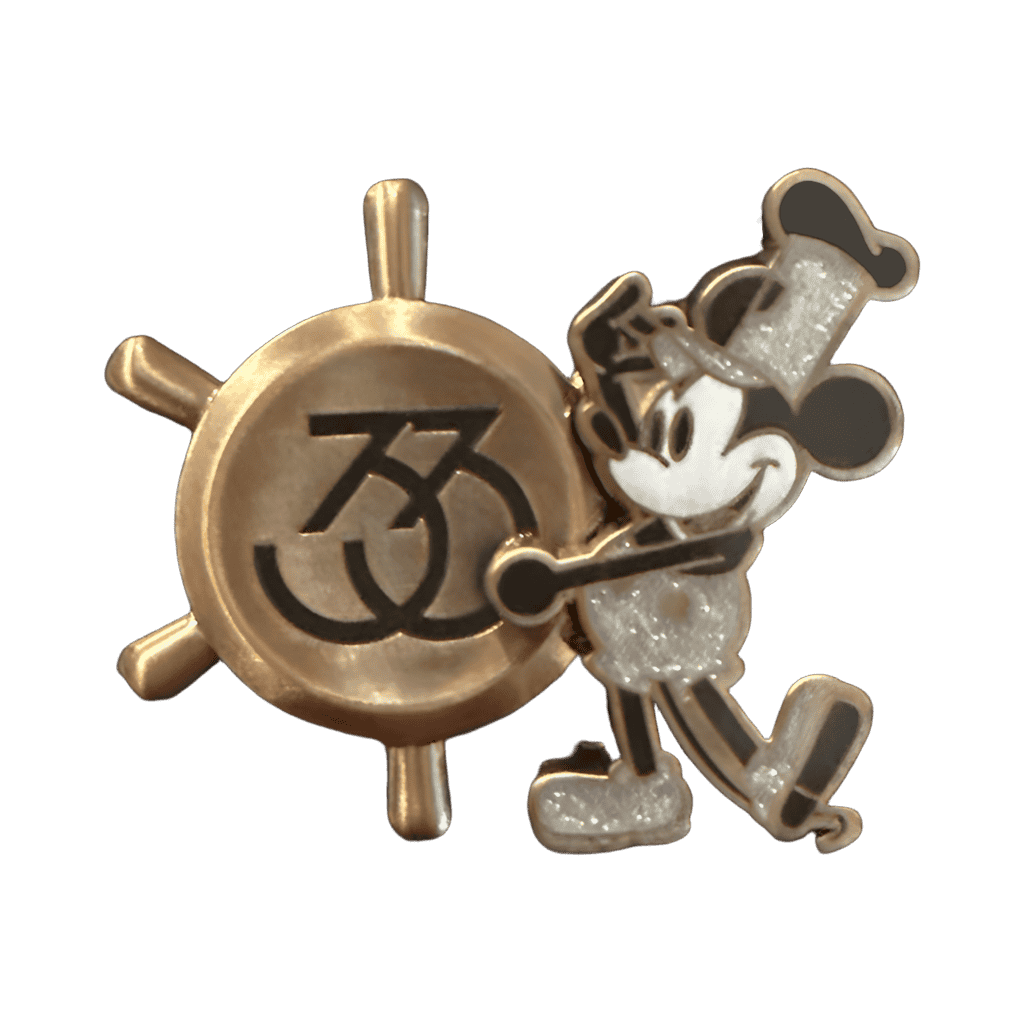 Club 33 steam boat Willy pin Disney pin
