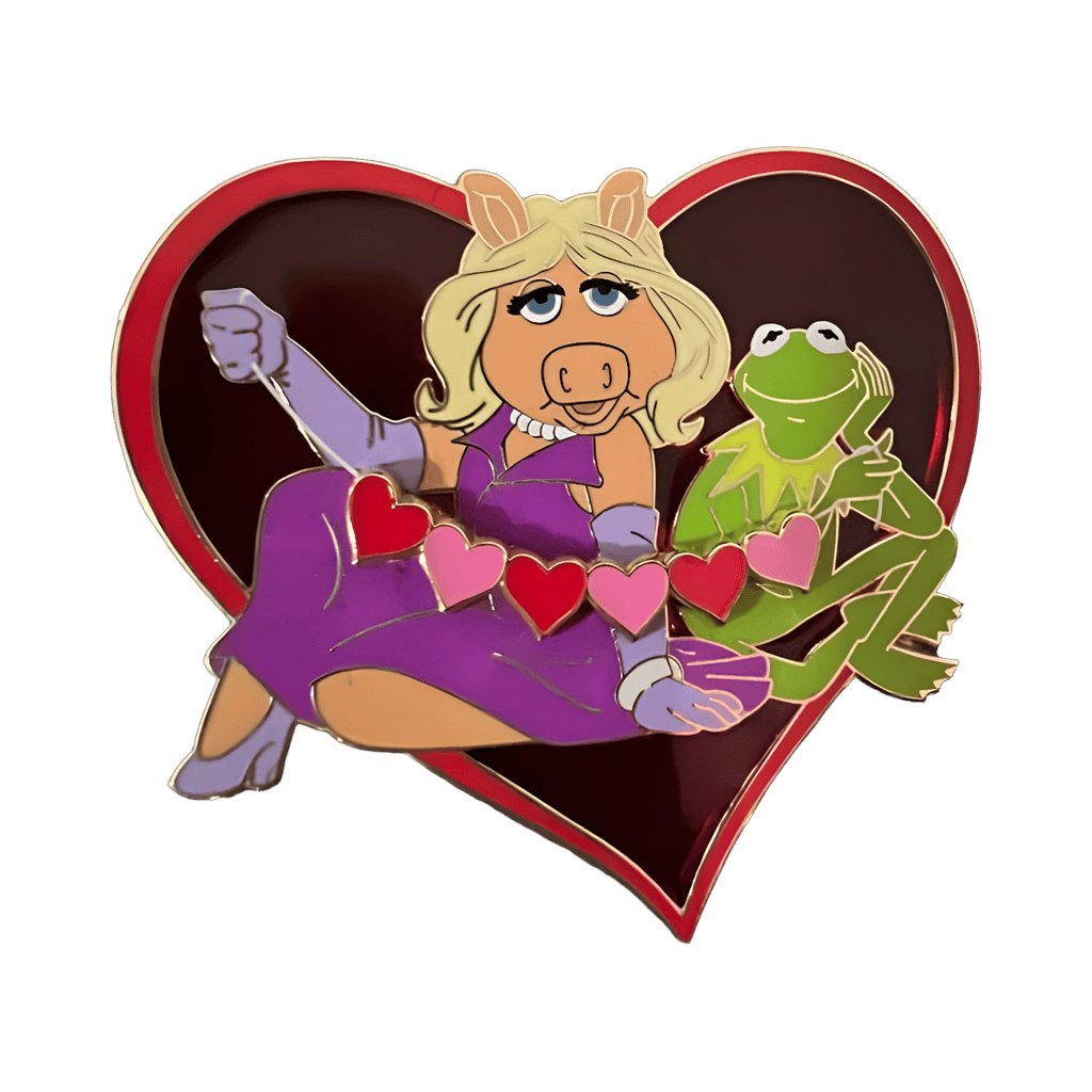 Miss Piggy and Kermit Disney pin