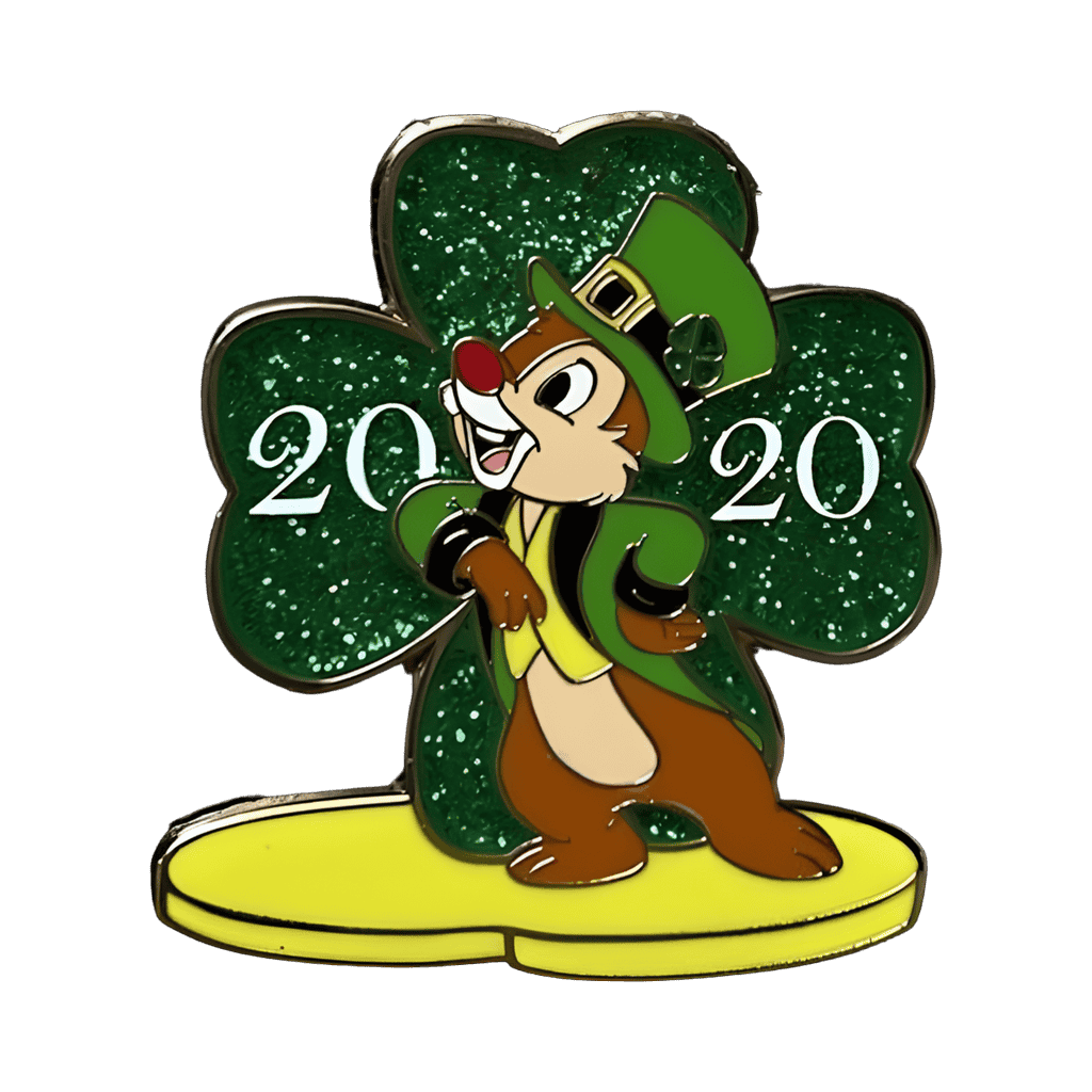 2020 - Dale in Front of Clover Disney pin