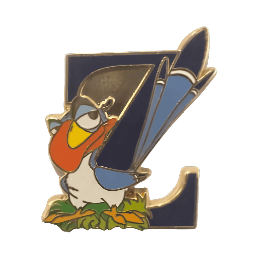 Letter Z - Zazu Disney pin