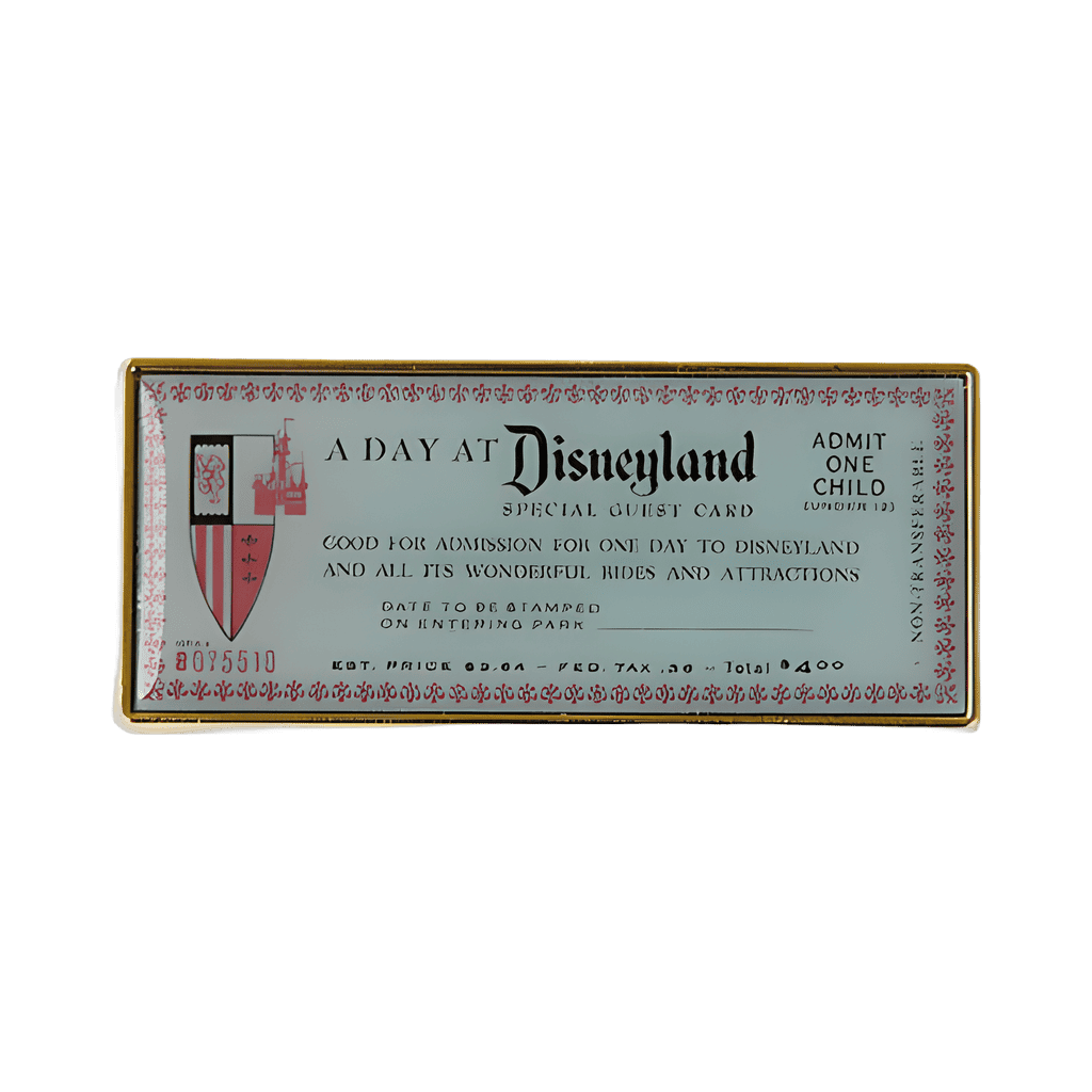 A Day at Disneyland - Child Ticket Disney pin