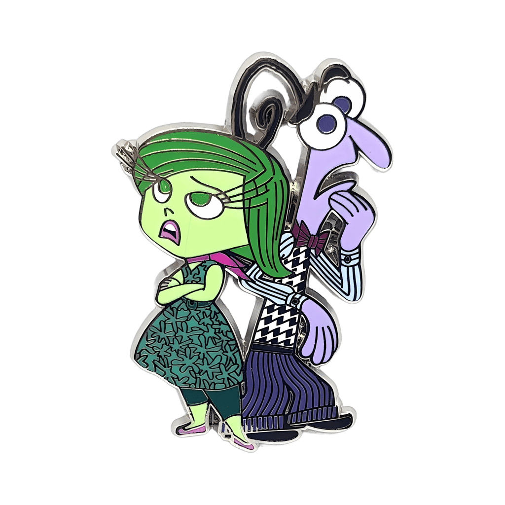 Disgust and Fear Disney pin