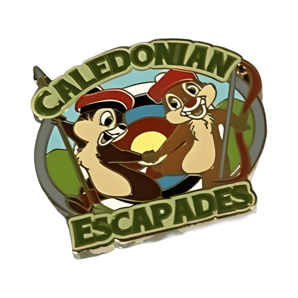 Caledonian Escapades Chip & Dale Disney pin