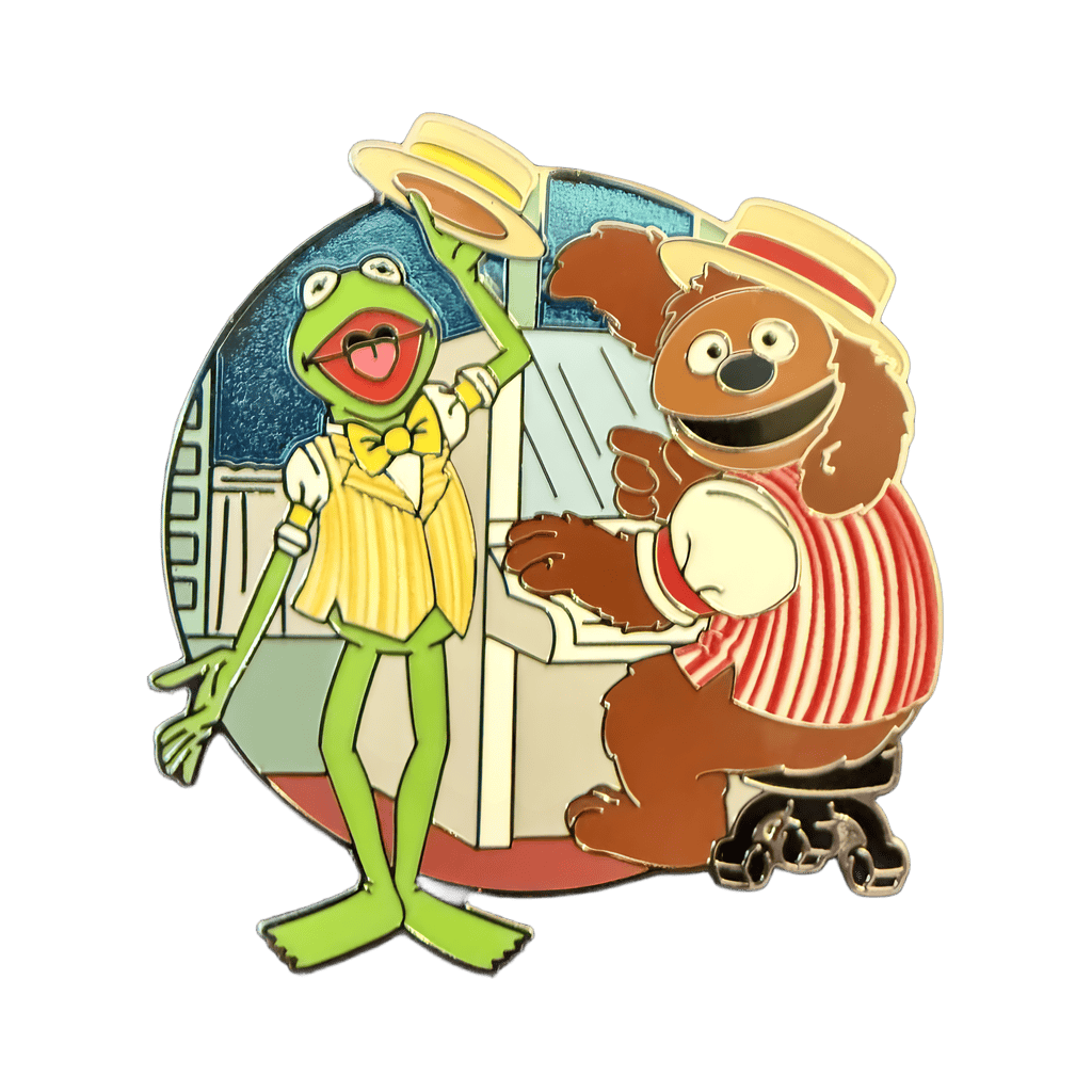 Kermit & Rowlf at Casey’s Corner Disney pin