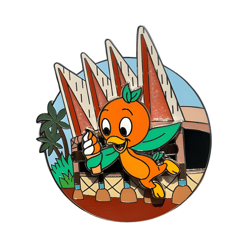 Orange Bird at Aloha Isle with Citrus Swirl Disney pin